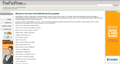 Desktop Screenshot of freefactfinder.com